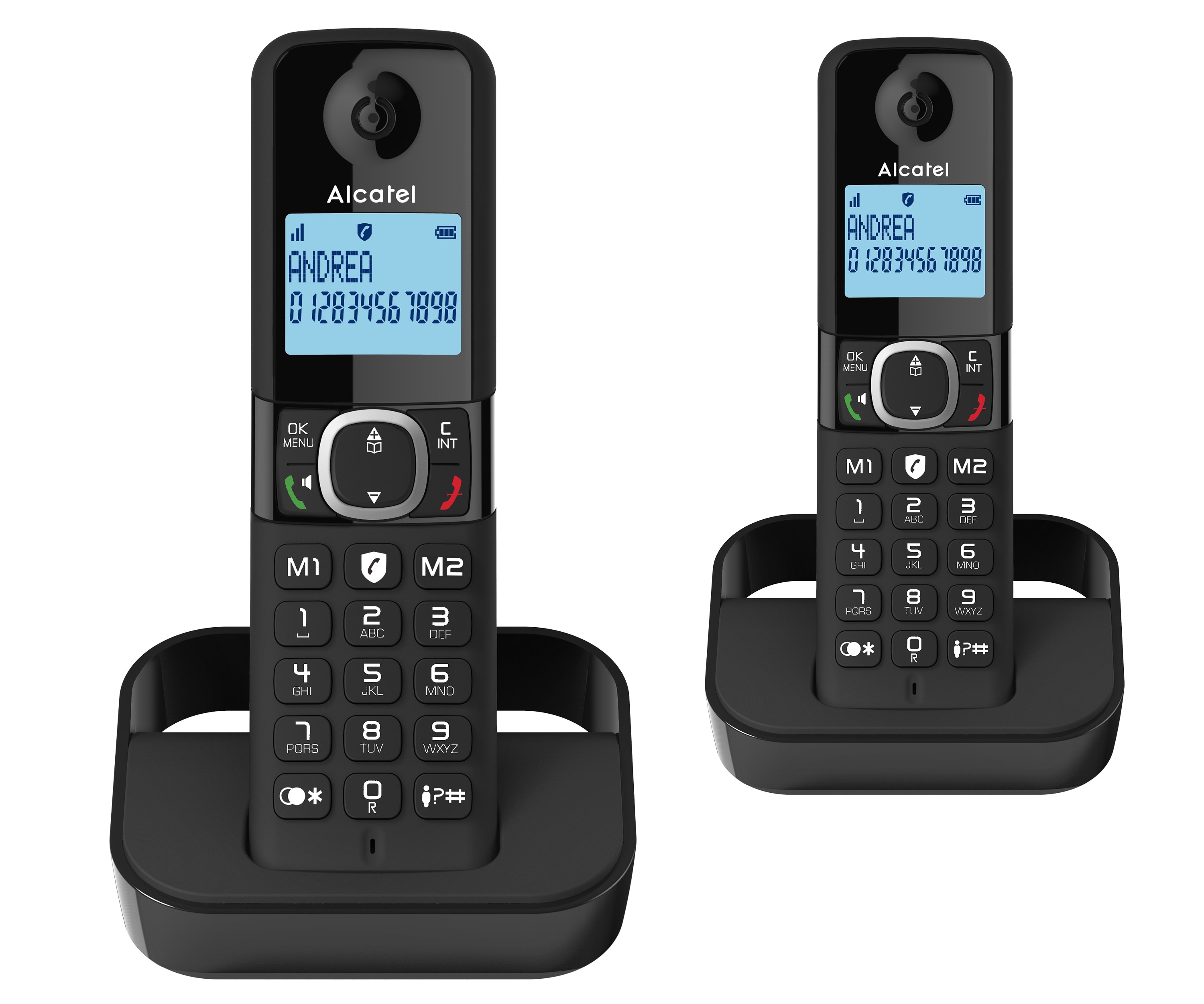 Telefono Dect Alcatel F860 Duo Black