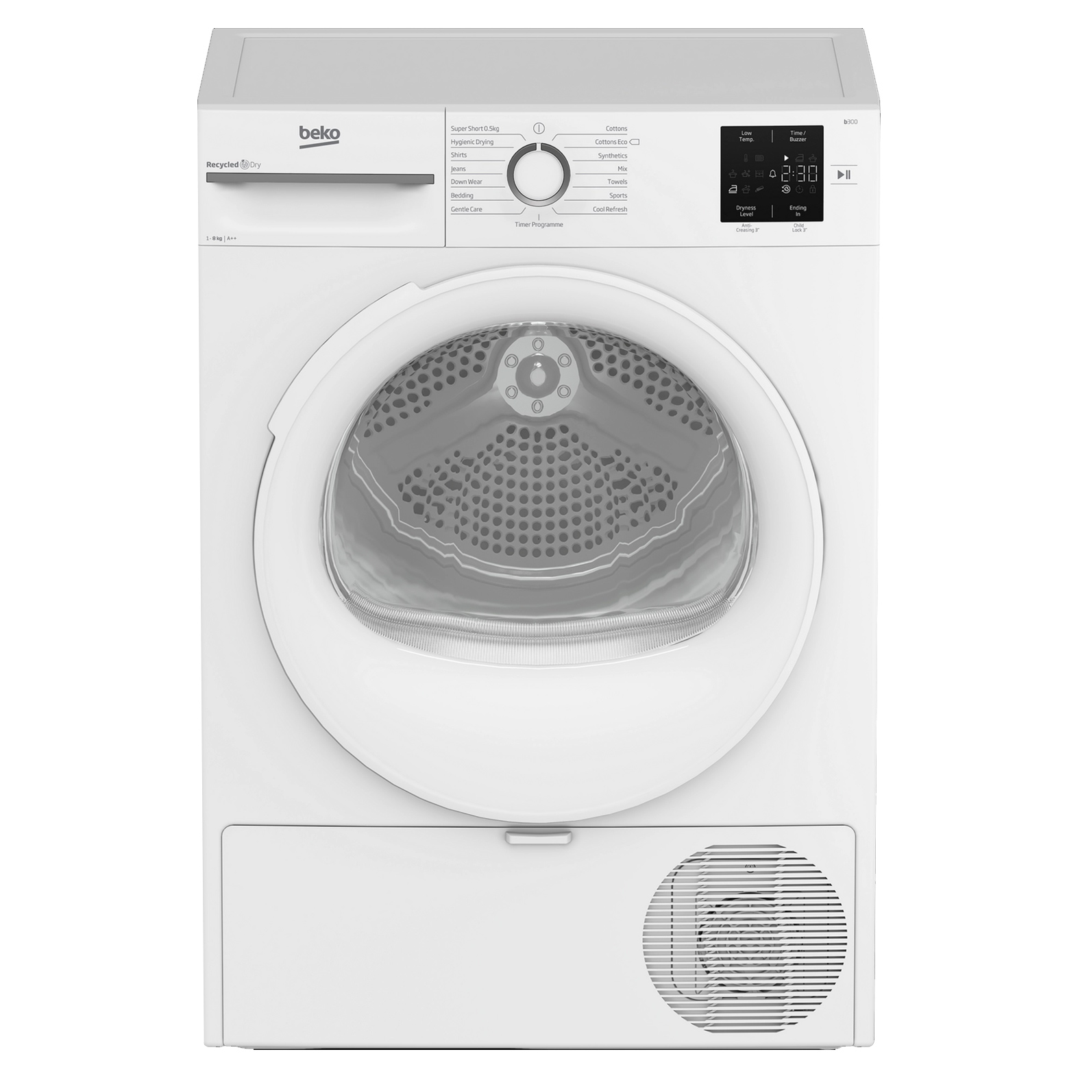 Secadora Beko Bm3T38220Wb 8Kg Dsp E (A+)